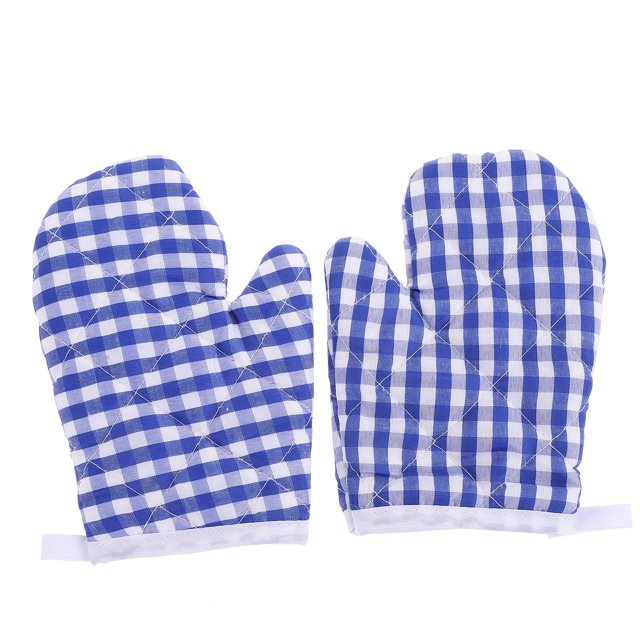 Miangastore 2Pcs Kids Oven Mitts Kitchen Heat Resistant Microwave Gloves Kitchen Mitts for Children