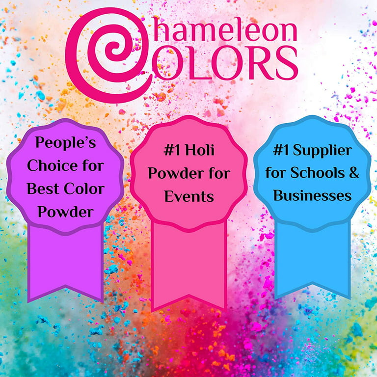 Chameleon Colors Blue and Pink Gender Reveal Powder - Color Chalk
