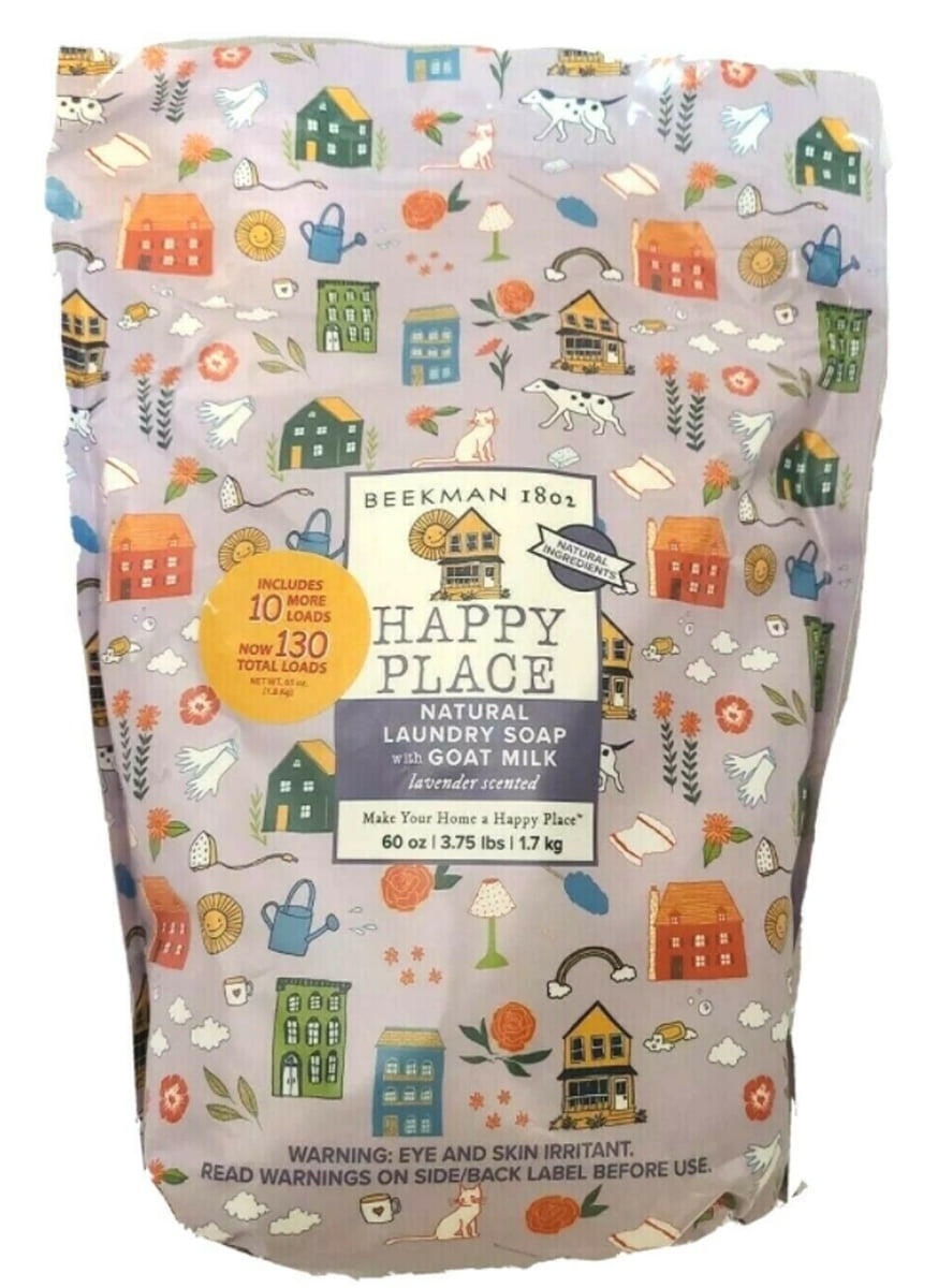 Beekman 1802 Happy Place 130 Load Goat Milk Natural Laundry Soap Huge