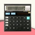 thumbnail image 1 of FUTUREORYY Calculator Financial Financial Calculator Black ABS for Students Office Work 1Pcs, 1 of 8