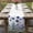 Blue, variant on Table Runner 48 Inches Long for Kitchen Dining, Purple Flowers Dresser Scarf Farmhouse, Dining Table Decorations for Wedding/Parties, Spring Garden Floral Leaves Botanical Country 13 x 48 In