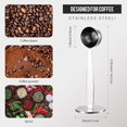 thumbnail image 2 of Juego de cucharas de café de primera calidad, herramienta para medir y manipular café expreso 2 en 1, diseño ergonómico para un uso fácil, acero inoxidable apto para lavavajillas, adecuado para, 2 of 7