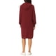 thumbnail image 3 of INSPIRAR CHIC Sudadera Casual para Mujeres con Capucha de Manga Larga Vestido Midi con Bolsillos XL Rojo, 3 of 6