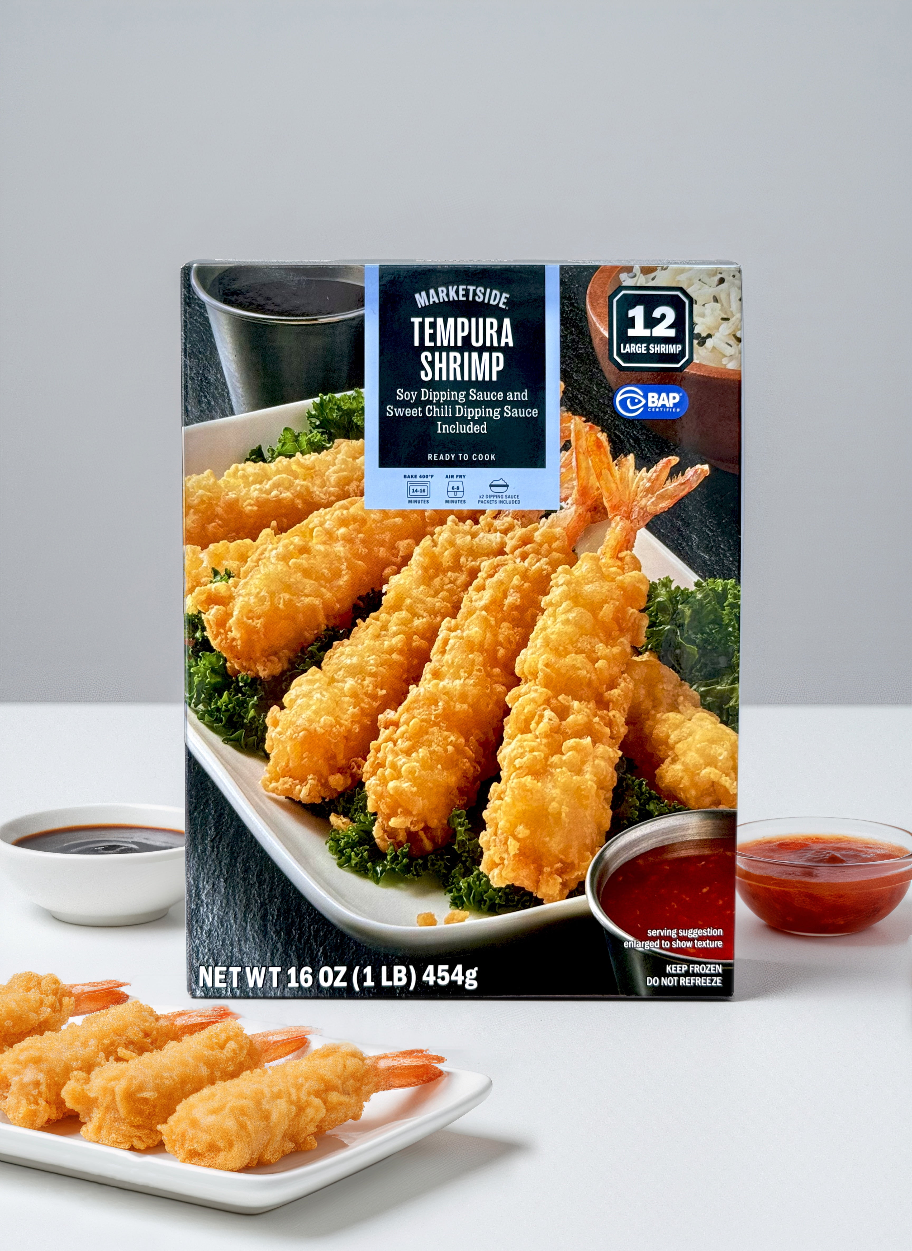 Marketside Frozen Shrimp Tempura 12 Count, 16oz