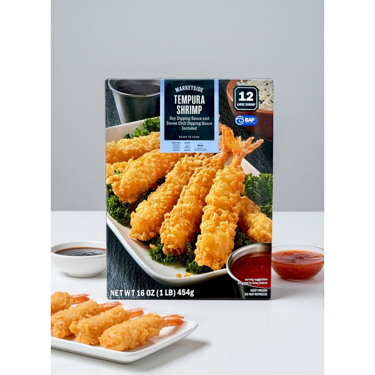 Marketside Frozen Shrimp Tempura 12 Count, 16oz - Walmart.com