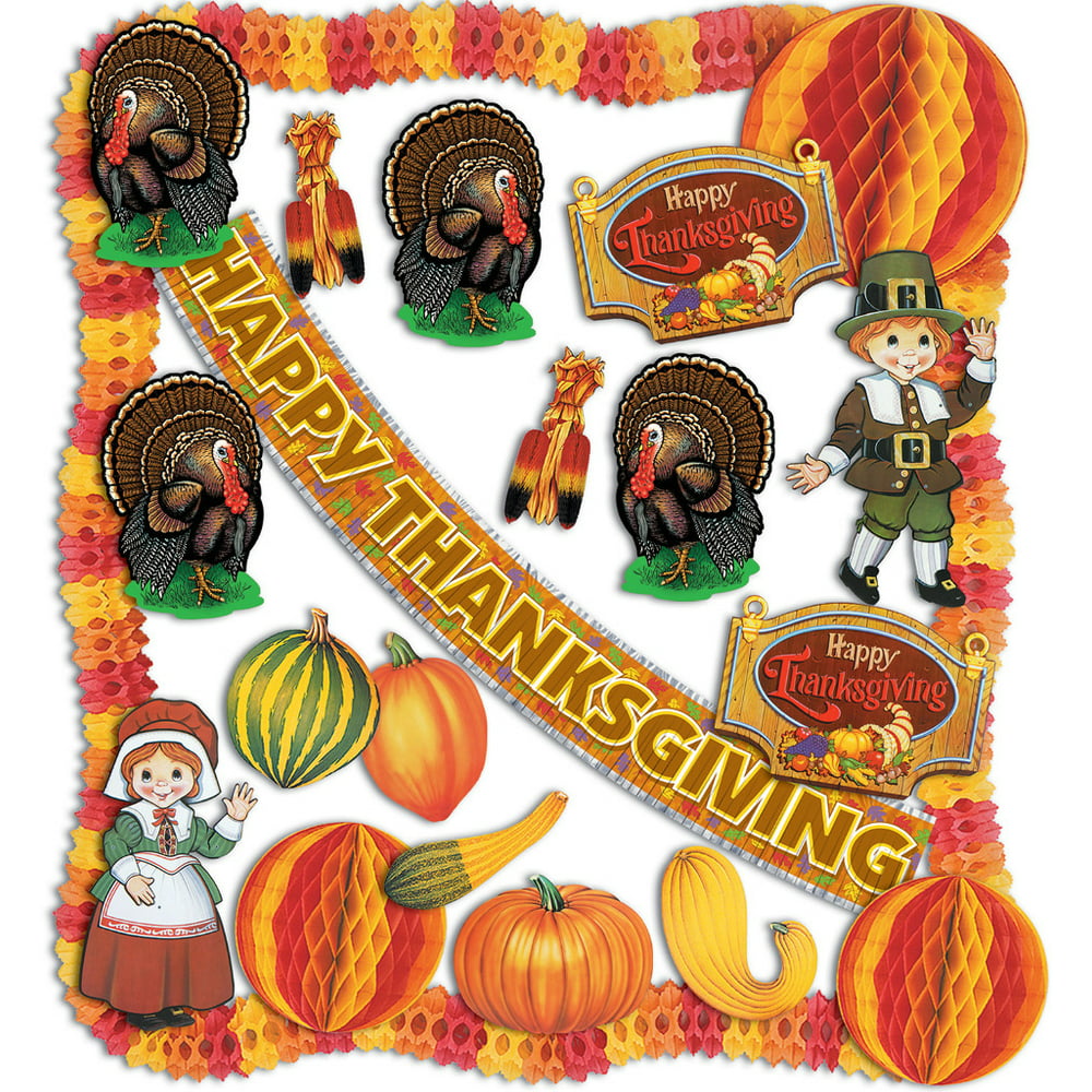 Thanksgiving Decorating Kit 23 Pieces