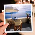 thumbnail image 7 of 3drose, Greece, Santorini, Oia. House Balcony with Ocean View., 6 Greeting Cards with Envelopes, 7 of 7