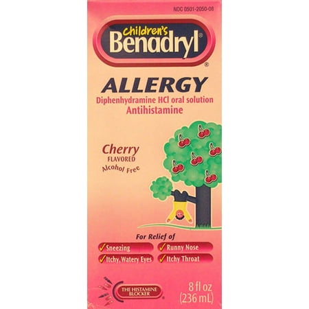 Pfizer Benadryl Children's Allergy, 8 oz