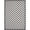 Black And White, variant on 3' X 4' Black And White Gingham Non Skid Indoor Outdoor Area Rug
