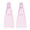Pink L size, variant on LAIQIEN Flexible Swimming Training Fin Swim Flippers Travel Size Swim Fin for Man Women Kid Snorkeling Diving Swimming Pool