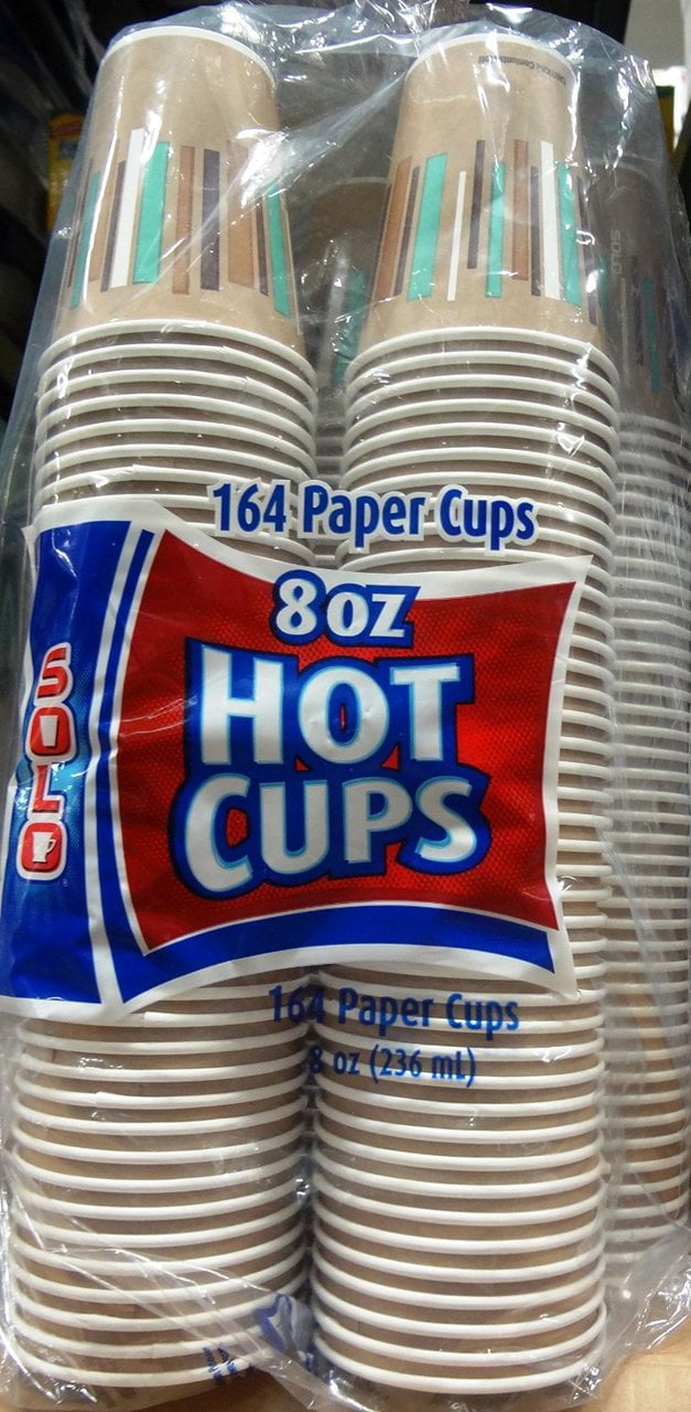 Solo 164 CT 8 OZ Hot Paper Cups