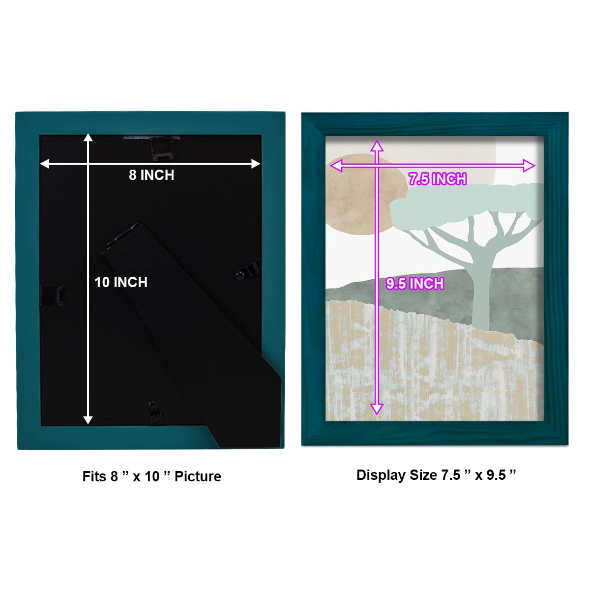 Ennerdale I - Framed Print w/glass - Ocean Blue