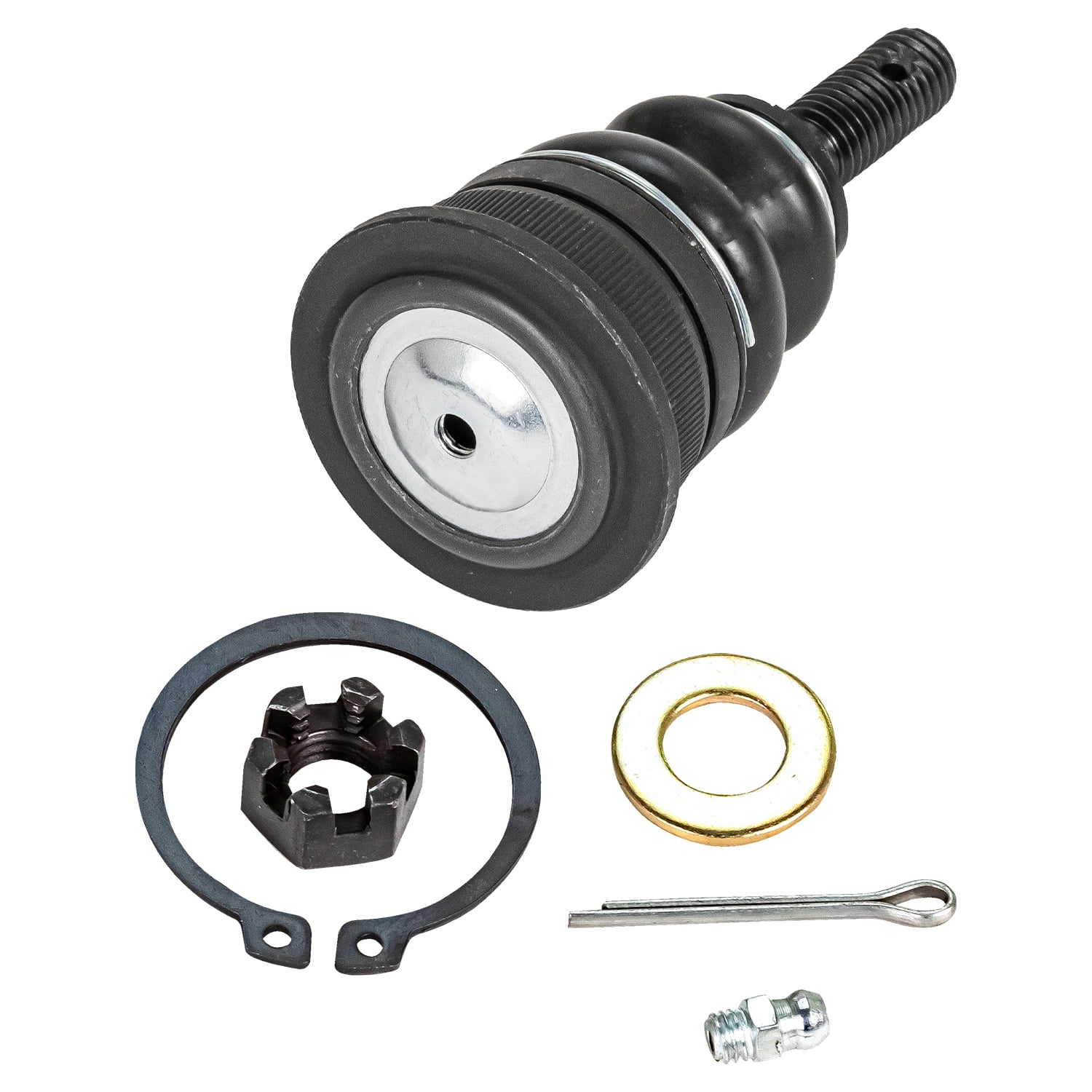 Detroit Axle - Front 2pc Ball Joints for 02-05 Ford Explorer Lincoln Aviator Mercury Mountaineer, 2 Upper Ball Joints Assembly 2002 2003 2004 2005 Replacement