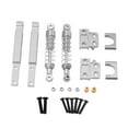 thumbnail image 4 of Bunblic Amortisseur RC avec Ensemble de Tige de Traction Amortisseurs RC Remplis d'Huile Accessoire DIY Pièces de Rechange en Alliage d'Aluminium pour Modèle de Voiture 1:12 MN82 82S Argent, 4 of 8