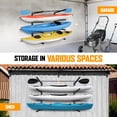 thumbnail image 6 of Yes4All Kayak Wall Rack 400lbs 4 Adjustable Levels Kayak Storage Rack for Garage Heavy Duty Kayak Racks, 6 of 7