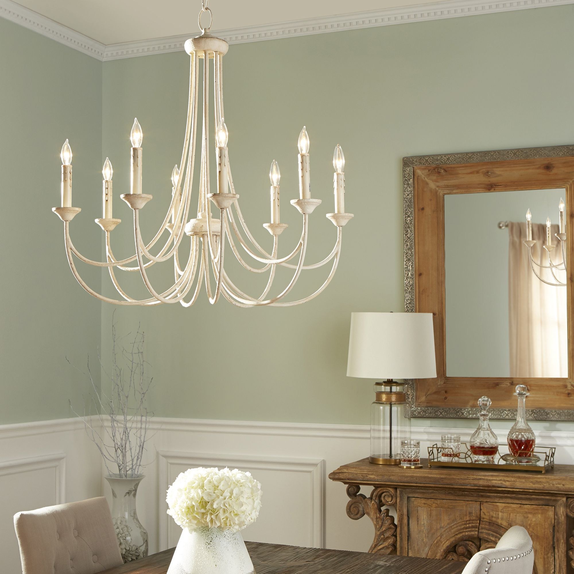 Quorum Lighting - Eight Light Chandelier - Chandelier - Brooks - 8 Light