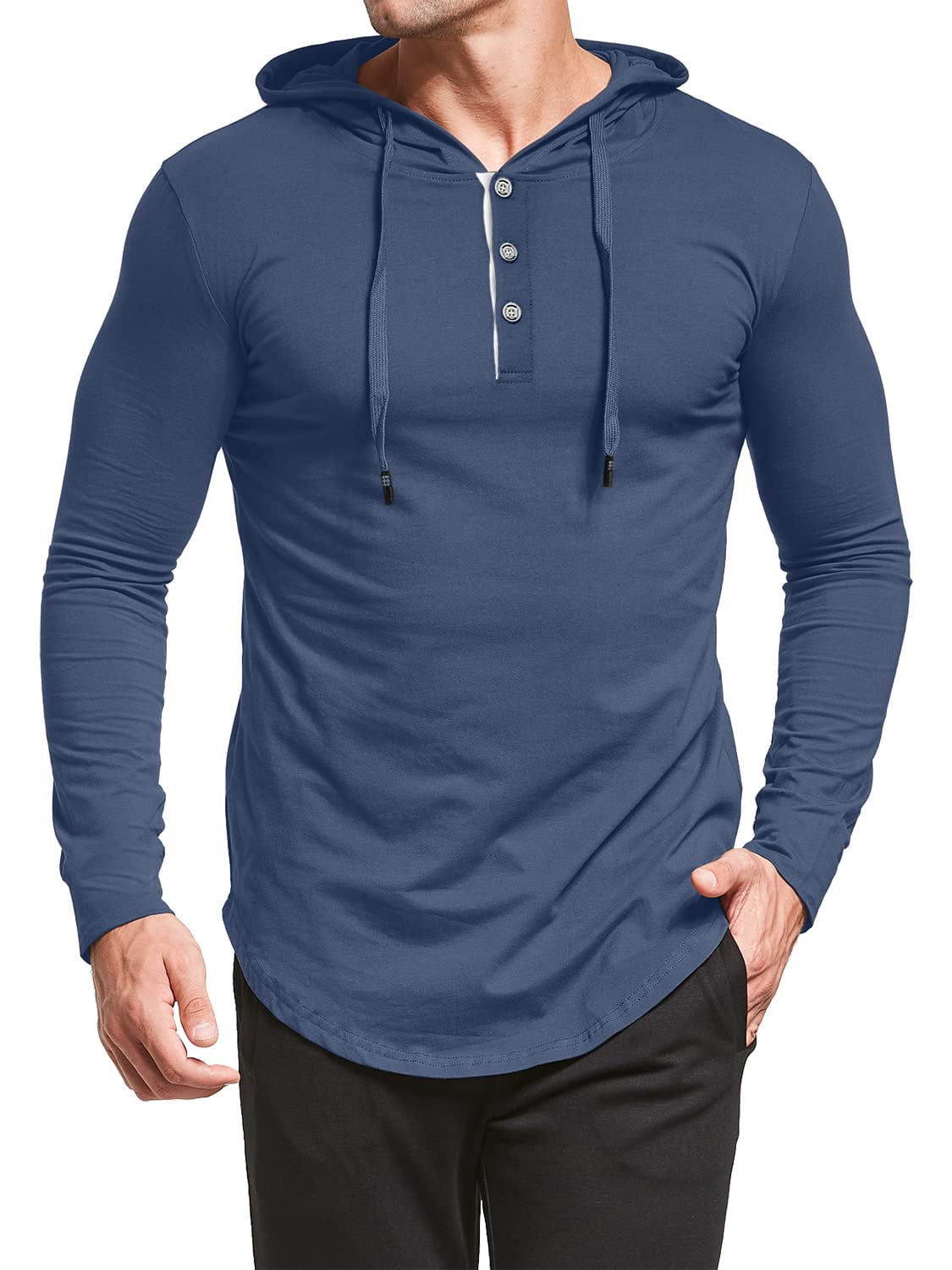 Aiyino Men's S-5X Short/Long Sleeve Fashion Athletic Hoodies Sport Sweatshirt Hip Hop Pullover 