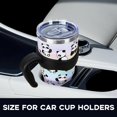 thumbnail image 2 of Panda 40 Oz Tumbler with Handle and Straw,Panda Large Big Stainless Steel Vacuum Insulated Tumbler Coffee Cup Travel Mug,Cute Panda Gifts for Women Men,Stuff Decor Accessories,Colorful, 2 of 6