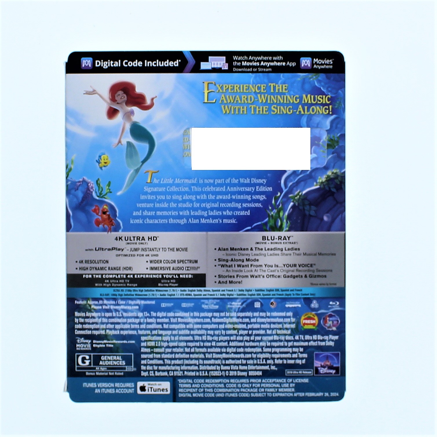The Little Mermaid (30th Anniversary Signature Collection) (4K Ultra HD + Blu-ray + Digital Copy), Walt Disney Video, Kids & Family - image 2 of 2
