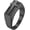 Black, variant on Men's Stainless Steel Seal Holy Light Cross Retro Hip Hop Trending Domineering Holiday Gift Wedding Rings