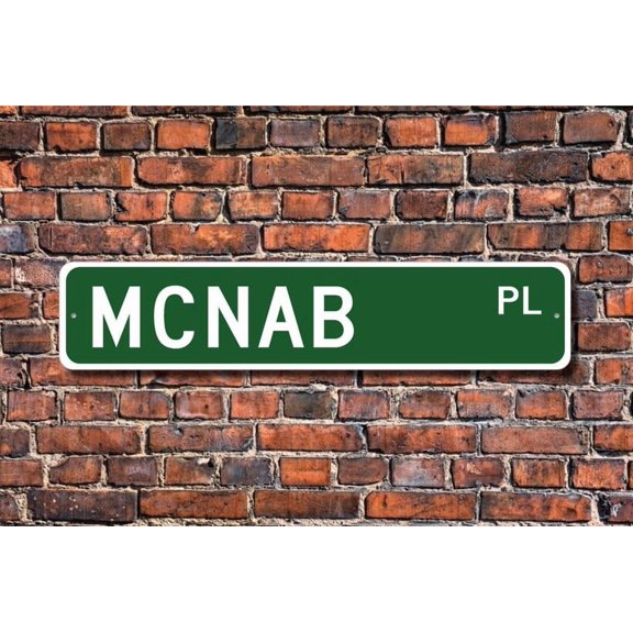 McNab McNab Lover McNab Metal Aluminum Sign Dog lover Dog Owner gift Dog Owner sign Sign for dog owner - Size: 16 x 4 Inches