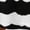 Black White Stripe, variant on Women's Sleeveless Casual Swing Dress with Pockets, Knee Length