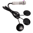 thumbnail image 4 of 4X Guitar Pickup Piezo Contact Microphone Pickup 3 Transducer Pickup System for Acoustic 6.35mm Jack (Black), 4 of 6