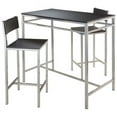thumbnail image 2 of Pemberly Row 3 Piece Counter Height Dining Set in Black, 2 of 5