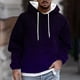 thumbnail image 1 of Sudadera con capucha para hombre, estilo casual, con cuello redondo, estampado, manga larga, blusa de poliéster, 1 of 5