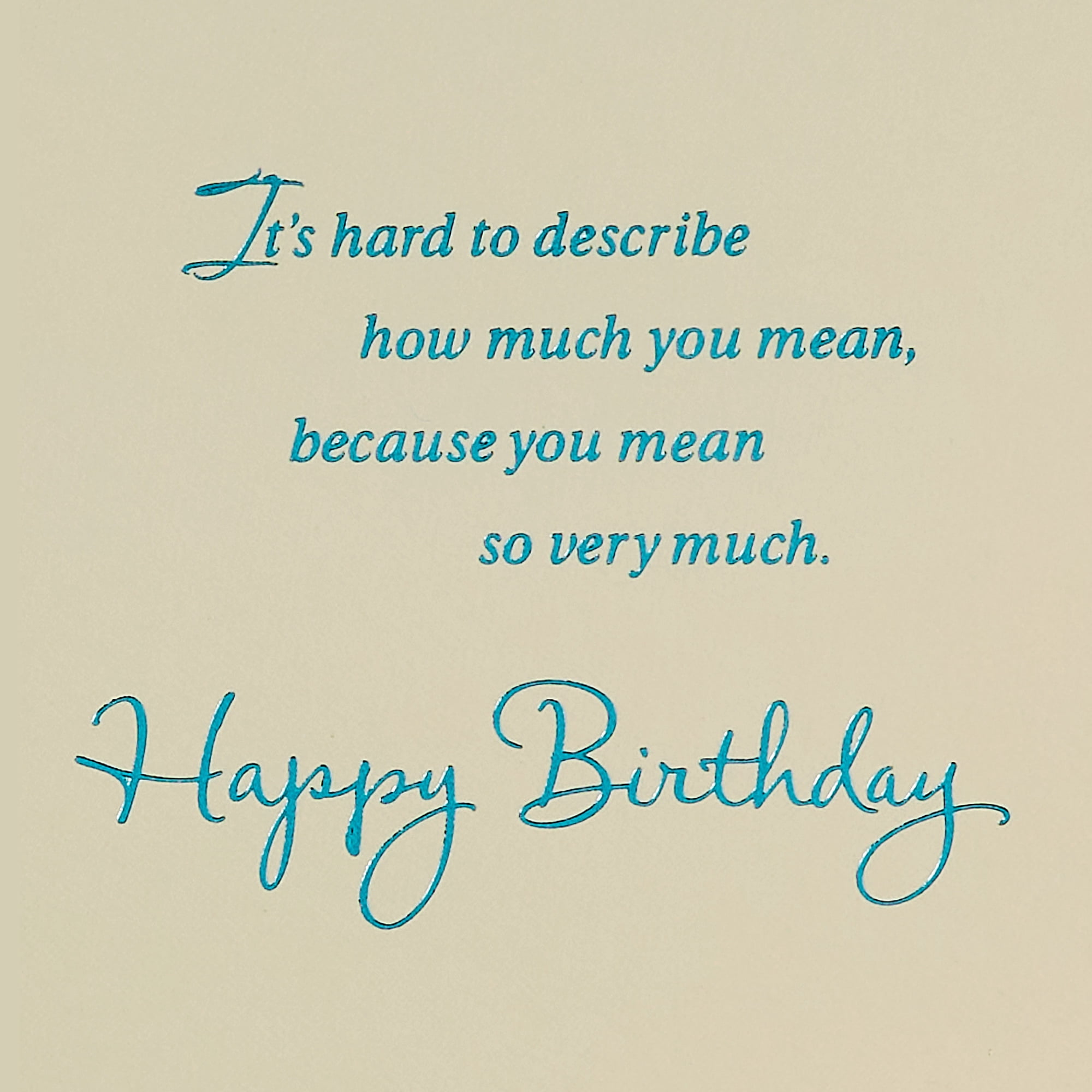 Hallmark Birthday Card for Mom (How Much Your Love Means)