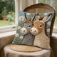 thumbnail image 1 of CaiYueKe Decorative Throw Pillow Cover Cute Embroidery 3D Effect Sofa Bedroom Living Room Home Decor Accent Pillowcase Soft Short Lint Cozy Pillow Cushion Cover Decorative Pillow, 1 of 7