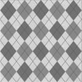 thumbnail image 1 of Ahgly Company Indoor Square Patterned Sonic Silver Gray Area Rugs, 5' Square, 1 of 6
