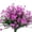 Purple Pink, variant on Artificial Gypsophila Flowers Faux Floral Stems for Wedding Bouquets DIY Crafts Home Vase Decor Delicate Floral for Party Table Centerpieces, Red
