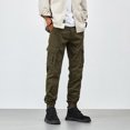 thumbnail image 2 of Cathalem Cargo Pants Men Combat Work Pants with 8 Pockets,Green 38, 2 of 4