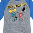 thumbnail image 3 of Hey Arnold! - Best Buds - Toddler And Youth Raglan Graphic T-Shirt, 3 of 6