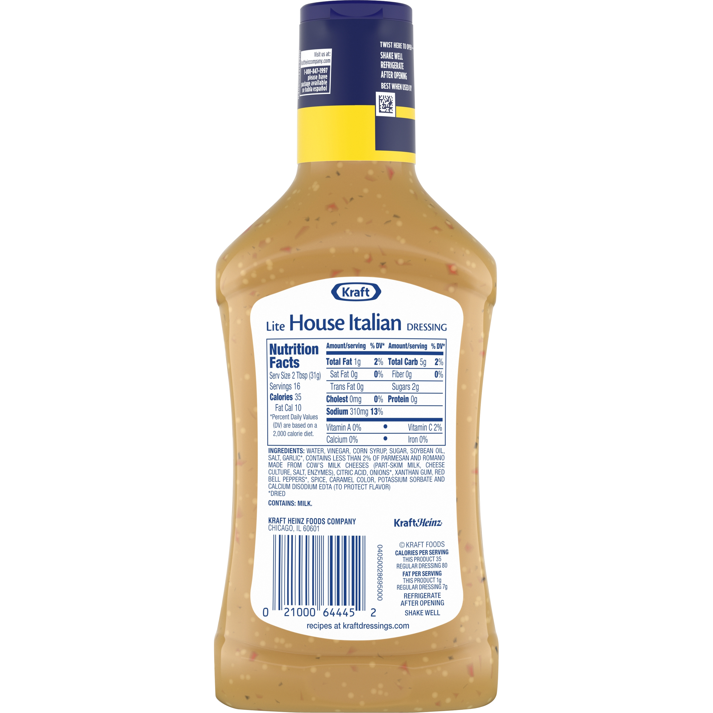 Kraft Lite Ranch Dressing Nutrition Facts Besto Blog