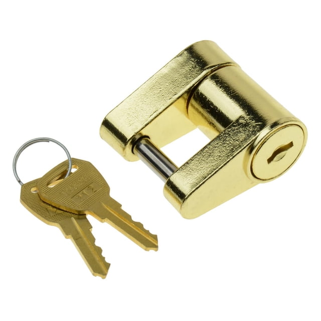 Blue Dog Marine Trailer Hitch Coupler Lock,Trailer Lock for Tow Boat RV Truck Car's, Trailor Coupler Lock With Keys