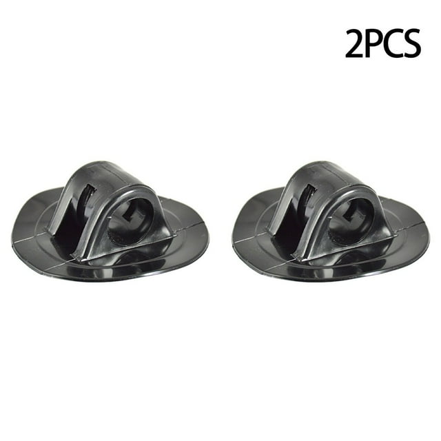 MYG 2pcs PVC Motor Mount Kayak Inflatable Boat Canoe Rubber Accessories Black
