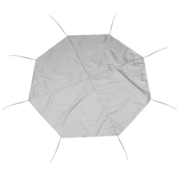 KONTONTY Outdoor Dog Playpen Roof Cover, Grey Oxford Cloth Canopy for Camping and Pet