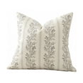 thumbnail image 3 of Double Sided Vintage Floral Striped Throw Pillow Covers 45x45CM Farmhouse Botanical Printed Square Cushion Case Decorative Couch Sofa Bed Home Living Room Indoor Decor Accessory, 3 of 5