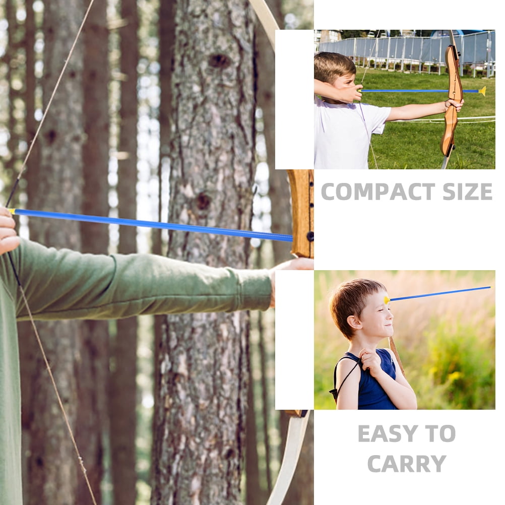 12 Flèches En Carbone 31 Pouces (80,5 Cm) Pour Arc Recurve/Traditionnel - Plumes Naturelles, Spine 500 - 8