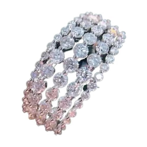LINXIQIN With handcrafted details Anniversary Promise Ring For Women For Her High Quality Shiny Cubic Zirconia AAA Zircon Ring Elegant Gift Comes in Elegant Box