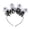 Light Gray, variant on Halloween Decor Product Category Party Light-up Decoration The Headbands For Women Halloween LED Headband Party Headband Shine Headgear for Festive Occasions