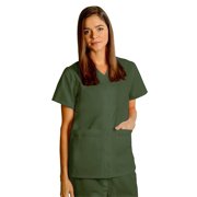 Adar Universal Double Pocket Snap Front Top Available in 39 solid colors