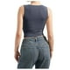thumbnail image 4 of Camiseta sin mangas sexy con cuello cuadrado y espalda descubierta, tirantes ajustables, ropa de club, para mujer - XS-XL, 4 of 6