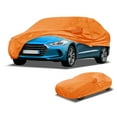 thumbnail image 1 of Funda para coche Unique Bargains Impermeable para Todo Clima Automotriz Exterior Anti-UV Protección Sol Lluvia Funda Exterior Completa para Hyundai Elantra 210D-PU Naranja con Franjas Reflectantes, 1 of 4