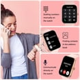 thumbnail image 2 of Reloj inteligente SOMTLERK con pantalla táctil de 1,91", frecuencia cardíaca IP68, rosa, 2 of 6