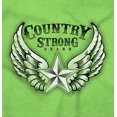 thumbnail image 2 of Country Strong Cute Angels Wings Star Men's Graphic T Shirt Tees Brisco Brands X, 2 of 6