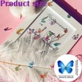 thumbnail image 2 of 60 Pcs Micro Resin Butterflies, Dollhouse Miniature Tiny Butterflies, Terrarium Fairy Garden Dolls Toy, Mini Micro Landscaping Decoration, Multicolor, 2 of 7