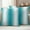 Turquoise, variant on Ombre Turquoise Outdoor Waterproof Pillow Covers, Gradient White Abstract Minimalist Stripe Decorative Square Throw Pillowcase Sofa Cushion Sham for Patio/Couch/Chair, 24"x24" 2 Pack